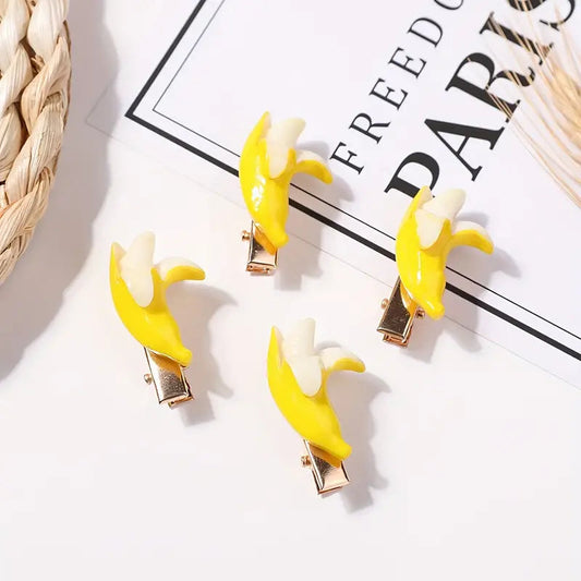 1 Pc Cute Banana Shape Hairpin